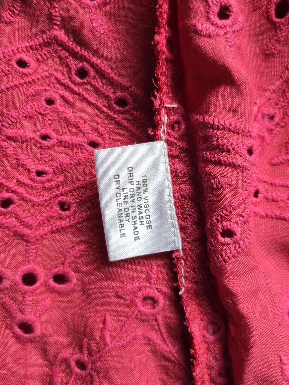 RubyYaya Sundance Catalog Sleeveless Pink Embroidered Tank Top Size Small - Picture 5 of 5